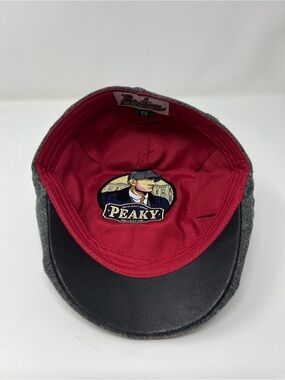 Boston Scally Peaky Collection Gray Newsboy Flat Cap Ivy Hat XS Like New